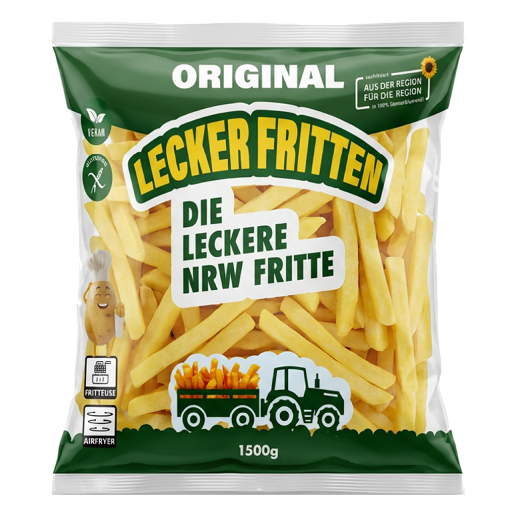 Bilder der Lecker Fritten Tüte Original
